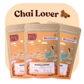 Chai Lover bundle: three pouches of Cool Tea Masala Magic loose leaf chai