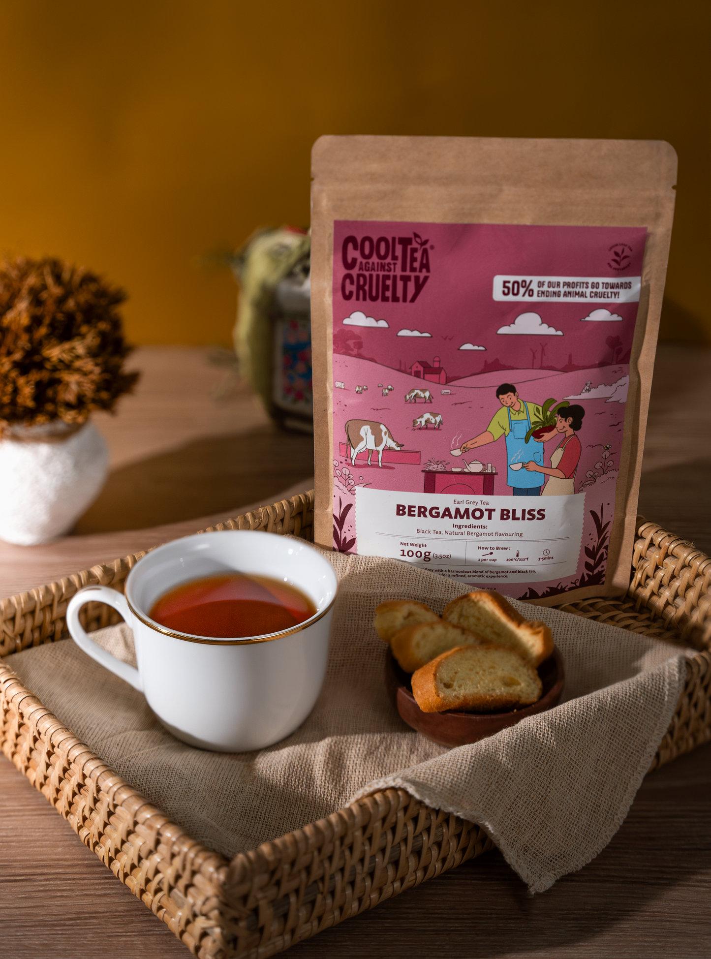 Bergamot Bliss tea by Cool Tea Against Cruelty