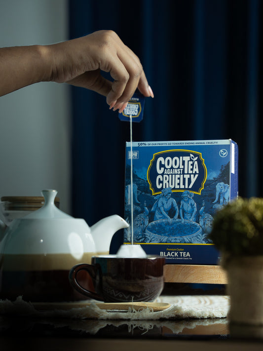 Premium Ceylon black tea bags by Cool Tea